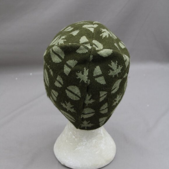 Westbeach Toque/Beanie - Green and Tan Reversible 2nd Logo - Adult Stretch Fit - Picture 11 of 12